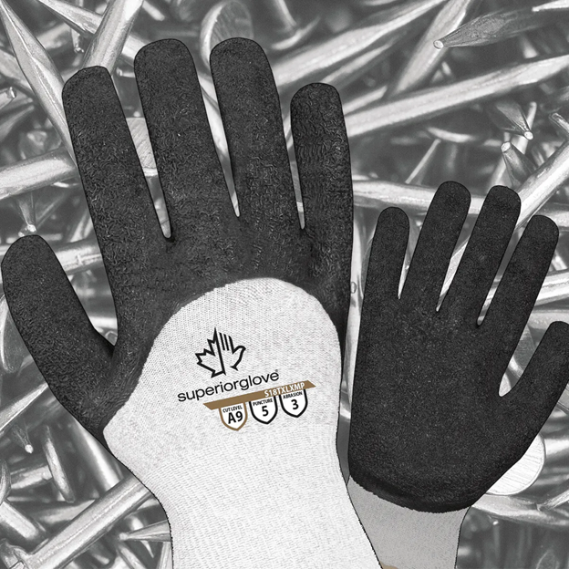 Superior Glove TenActiv™ S18TXLXMP  with maximum hypodermic and cut-resistant palms 